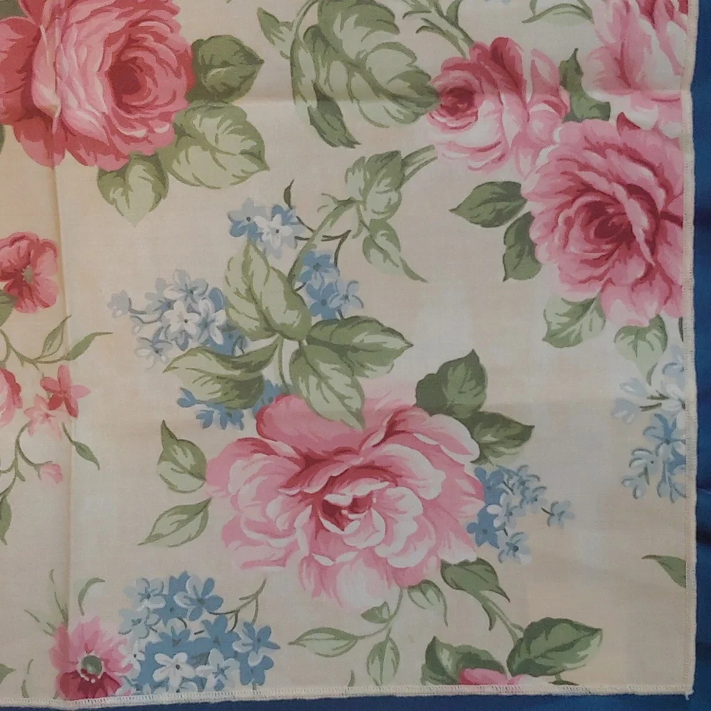 Vtg NWOT Rachel Ashwell (Shabby Chic) Rose Garden Napkins (Set of 3)